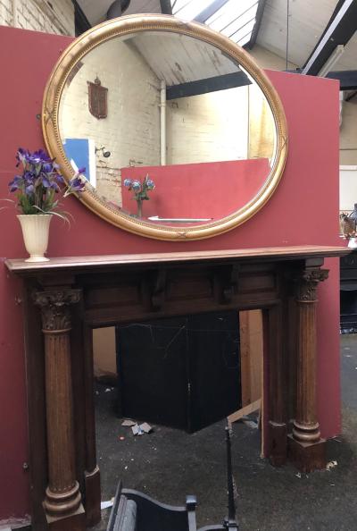 Antique Gilded Mirror - setting