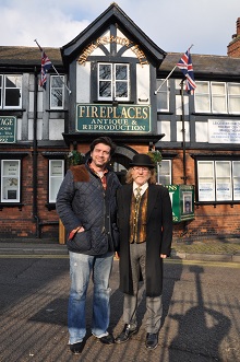 Nick Knowles in front of britains heritage