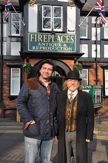 Nick Knowles outside britains heritage with Jeff Dennis